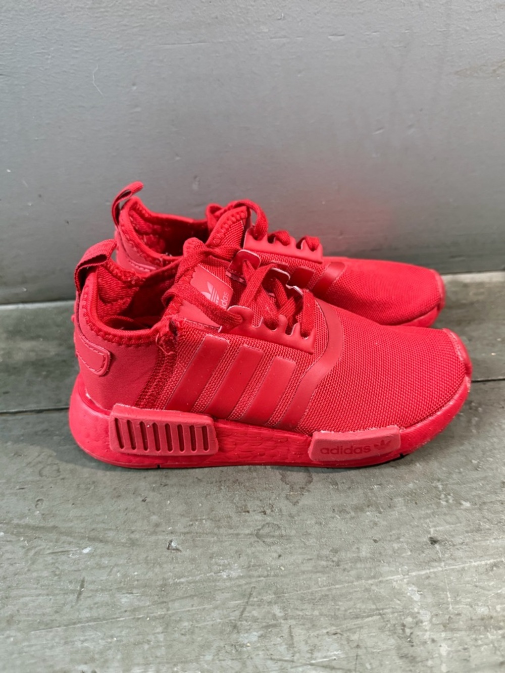 adidas Kids Red NMD_R1 Low-Top Sneakers